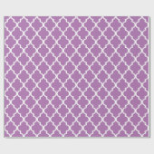 Quatrefoil wrappapier - Radiant Orchid Cadeaupapier (Vlak)