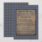 Quatrefolie Gold op blauw Kaart (Voorkant / Achterkant)