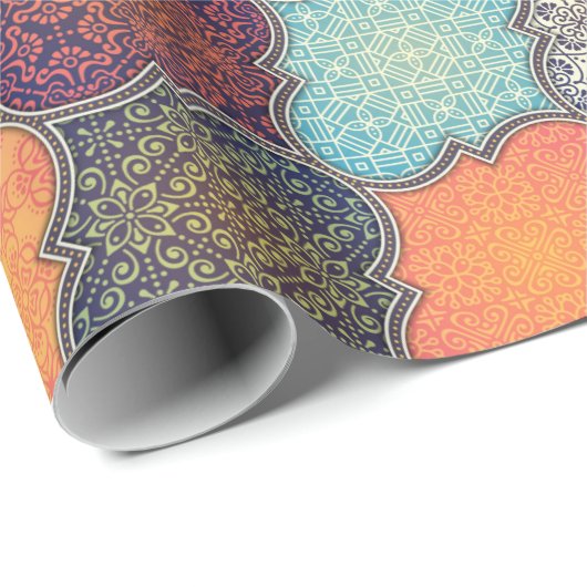 Quatrefoliepatroon Cadeaupapier (Rol Hoek)