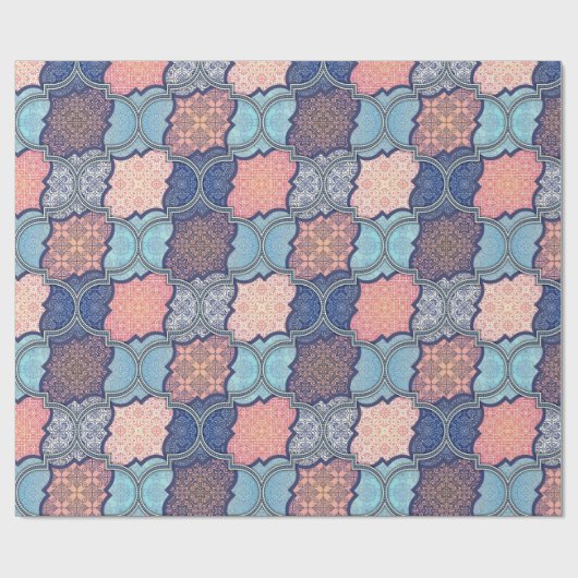 Quatrefoliepatroon Cadeaupapier (Vlak)