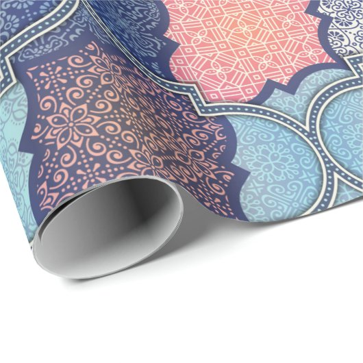 Quatrefoliepatroon Cadeaupapier (Rol Hoek)