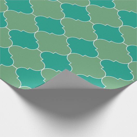 Quatrefoliepatroon Cadeaupapier (Hoek)