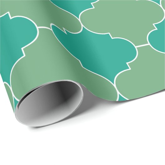 Quatrefoliepatroon Cadeaupapier (Rol Hoek)