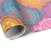 Quatrefoliepatroon Cadeaupapier (Rol Hoek)