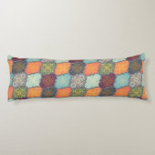 Quatrefoliepatroon Lichaamskussen (Achterkant)