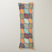 Quatrefoliepatroon Lichaamskussen (Voorkant Verticaal)