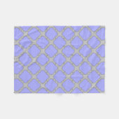 Quatrefolierambrij en grijs fleece deken (Voorkant (Horizontaal))