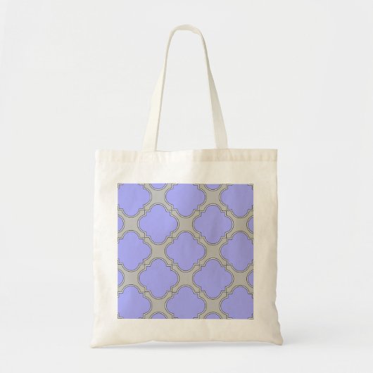 Quatrefolierambrij en grijs tote bag (Voorkant)