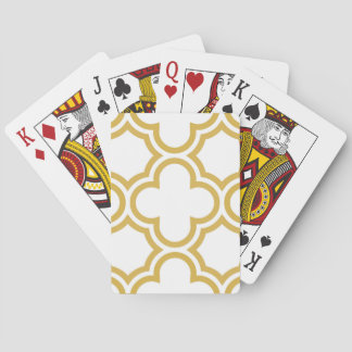 Quatrefotolie, design in goud pokerkaarten