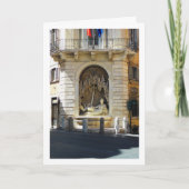 Quattro Fontane, De Godin Juno, Rome, Italië Kaart (Voorkant)