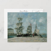 Quay in Honfleur Briefkaart (Voorkant / Achterkant)