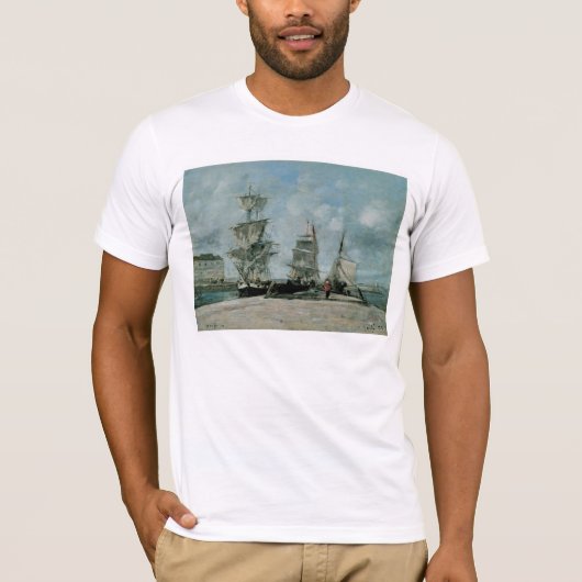 Quay in Honfleur T-shirt (Voorkant)