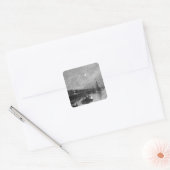 Quay te Hankou, 1893 Vierkante Sticker (Envelop)