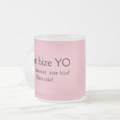 Que hize yo para mercer esto matglas koffiemok (Voorkant links)