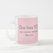 Que hize yo para mercer esto matglas koffiemok (Links)