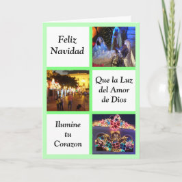 Que La luz del amor DE Dios Ilumine Turkije Feestdagen Kaart