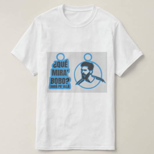 Que mira bobo Lionel Messi T-shirt (Design voorkant)