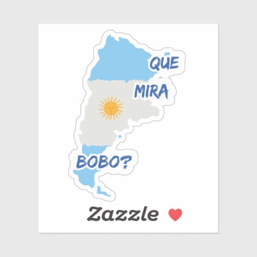 que mira bobo sticker (Vel)