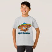 Que Pasa Señor Gato™ Cartoon Mustache Cat T-shirt (Voorkant volledig)