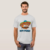 Que Pasa Señor Gato™ Cartoon Mustache Cat T-shirt (Voorkant volledig)