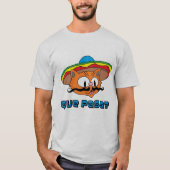 Que Pasa Señor Gato™ Cartoon Mustache Cat T-shirt (Voorkant)