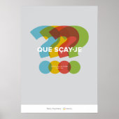 Que Scay-Je Poster (Voorkant)