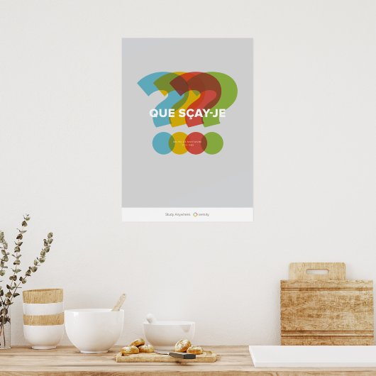 Que Scay-Je Poster (Keuken)