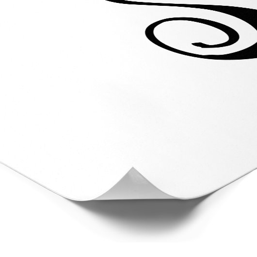 Que Sera Sera Poster (Hoek)