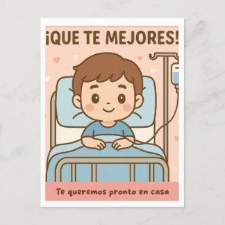 Que te mejores (hombre) feestdagenkaart