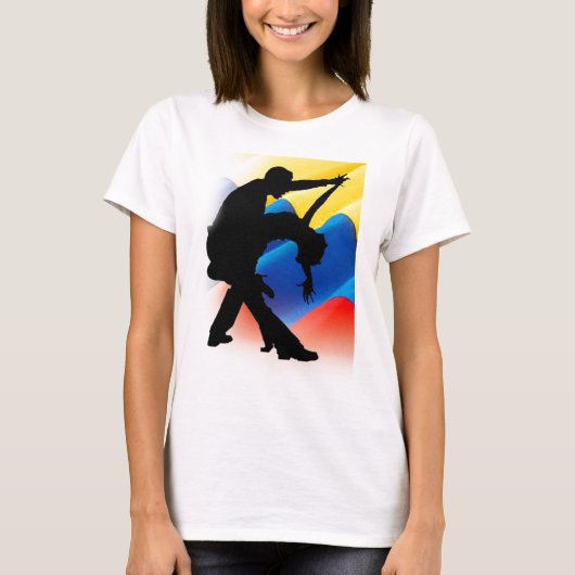 Que Viva La Salsa Colombiana T-shirt (Voorkant)