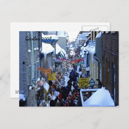 Quebec 2008 briefkaart (Voorkant / Achterkant)