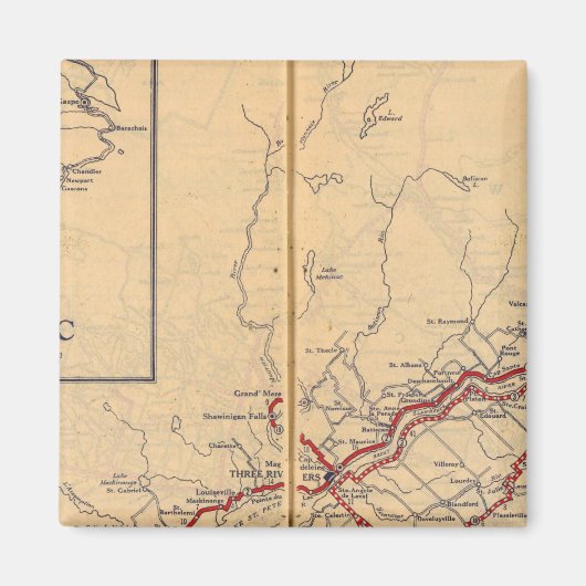 Quebec 4 magneet (Voorkant)