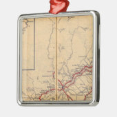 Quebec 4 metalen ornament (Links)