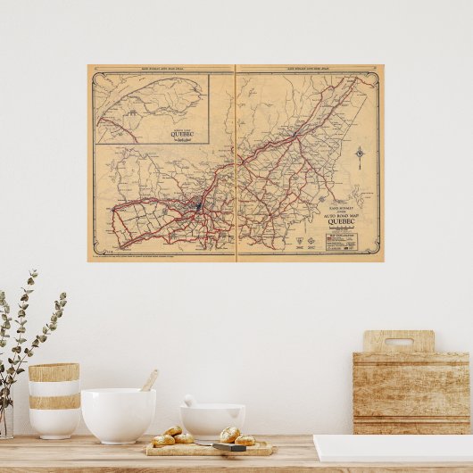 Quebec 4 poster (Keuken)