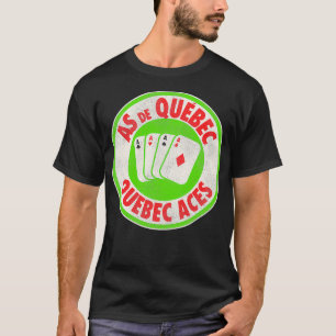 Quebec Aces Retro Defunct Ice Hockey T-shirt