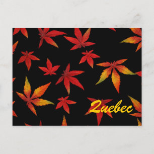 Quebec Autumn Leaves Briefkaart
