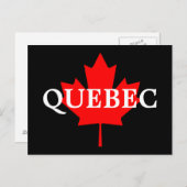 QUEBEC BRIEFKAART (Voorkant / Achterkant)