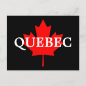 QUEBEC BRIEFKAART (Voorkant)