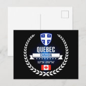 Quebec Briefkaart (Voorkant / Achterkant)
