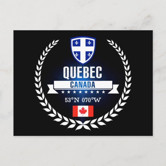 Quebec Briefkaart (Voorkant)