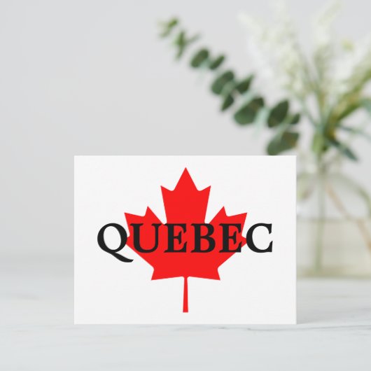 QUEBEC BRIEFKAART (Staand voorkant)