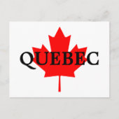 QUEBEC BRIEFKAART (Voorkant)