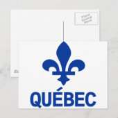 Quebec Briefkaart (Voorkant / Achterkant)
