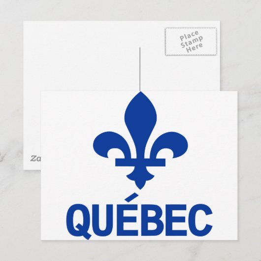 Quebec Briefkaart (Voorkant / Achterkant)