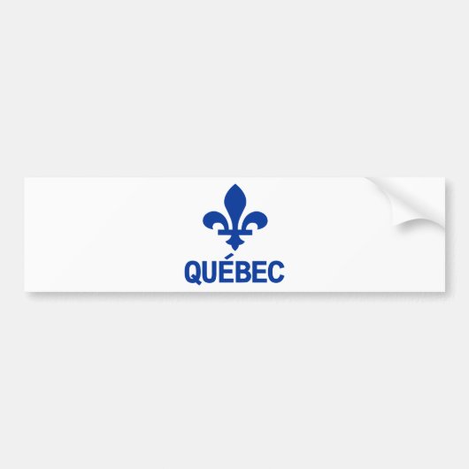 Quebec Bumpersticker (Voorkant)