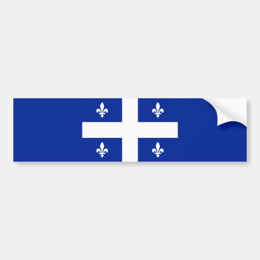 quebec bumpersticker (Voorkant)