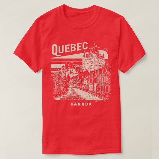 Quebec Canada 1 T-shirt (Design voorkant)
