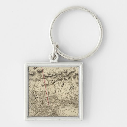 Quebec, Canada 4 Sleutelhanger (Voorkant)