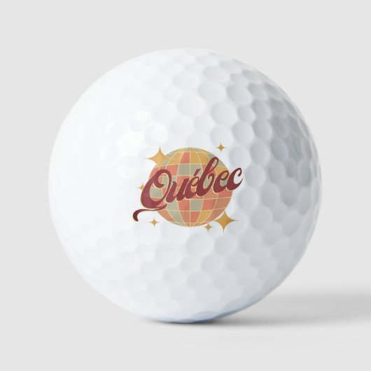 Québec Canada accessoire golfer Golfballen (Voorkant)