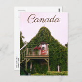 Quebec Canada Briefkaart (Voorkant / Achterkant)